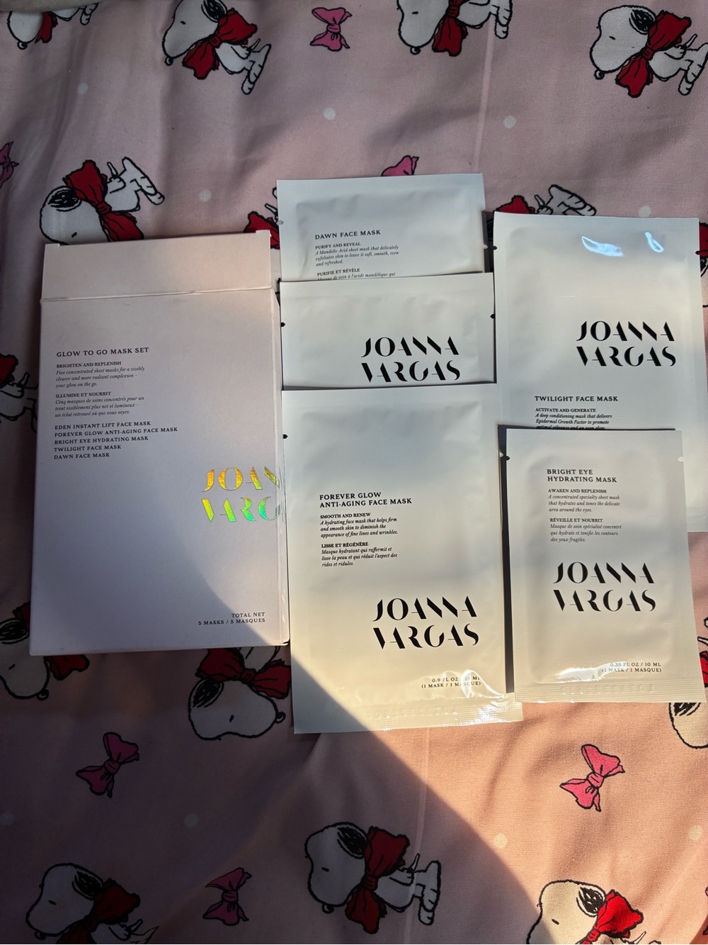 Joanna Vargas Glow To Go Face Mask Set